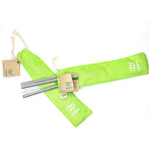 Stainless Steel Straws - 3 pack