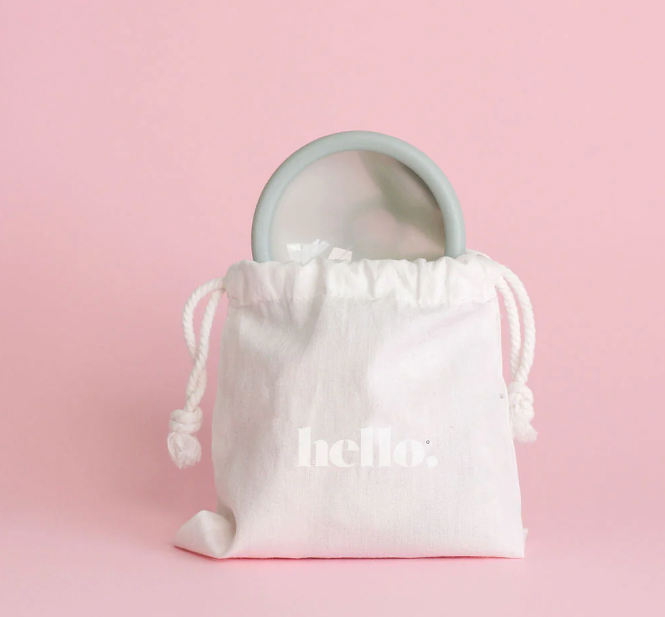 Organic Cotton Storage Bag - Menstrual Discs & Cups