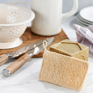 Loofah Kitchen Sponge Scrubber