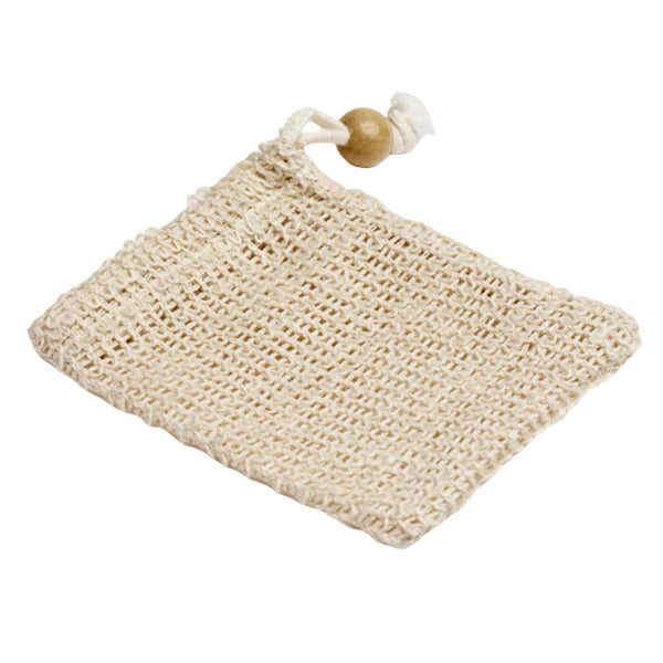 Natural Woven Sisal Soap Bag