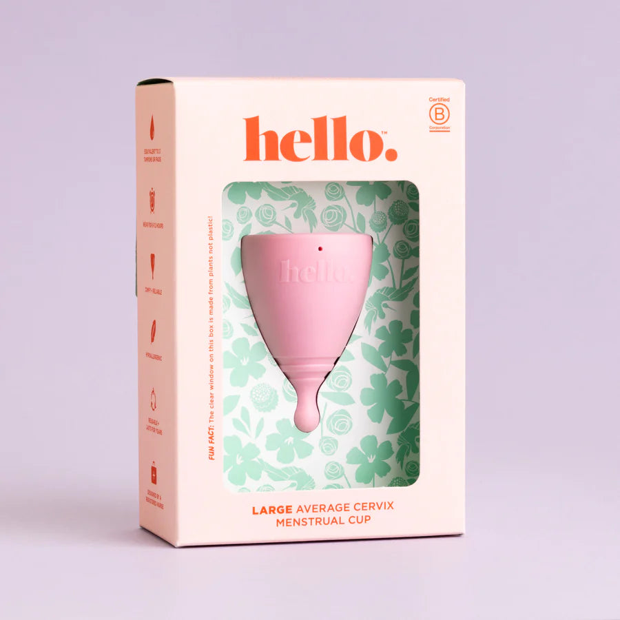 THE HELLO CUP™ - AVERAGE CERVIX CUP -LARGE - BLUSH