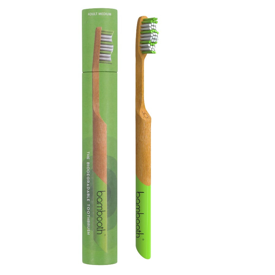 Bamboo Toothbrush - Forest Green