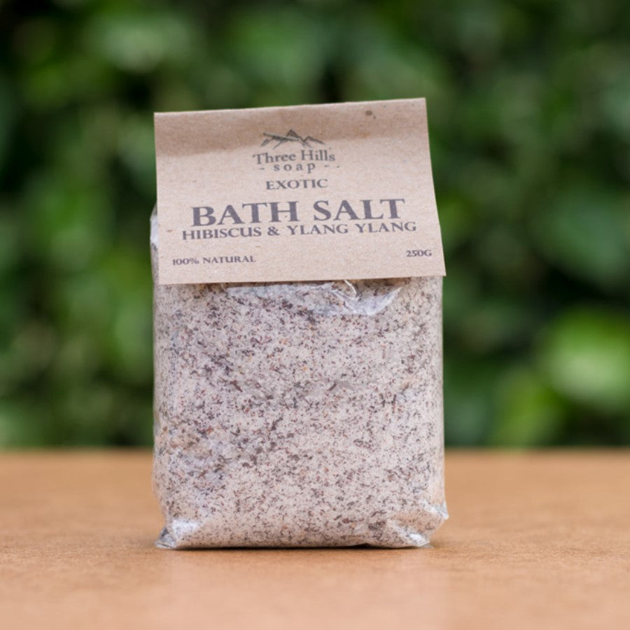 Relaxing Bath Salt – Hibiscus & Ylang-Ylang - Ode to Earth