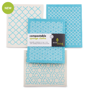 Compostable Sponge Cleaning Cloths - Moroccan Style