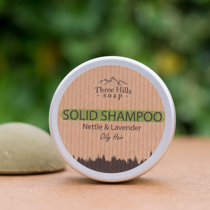 Shampoo Bar for Oily Hair - Nettle & Lavender - Ode to Earth