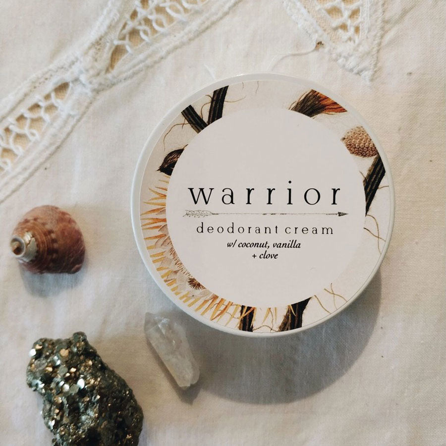 Warrior Deodorant Cream - Coconut, Vanilla & Clove - Essential Oil Free
