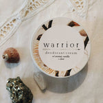 Warrior Deodorant Cream - Coconut, Vanilla & Clove - Essential Oil Free