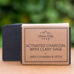 Activated Charcoal with Clary Sage Soap - Deep Cleansing and Detox